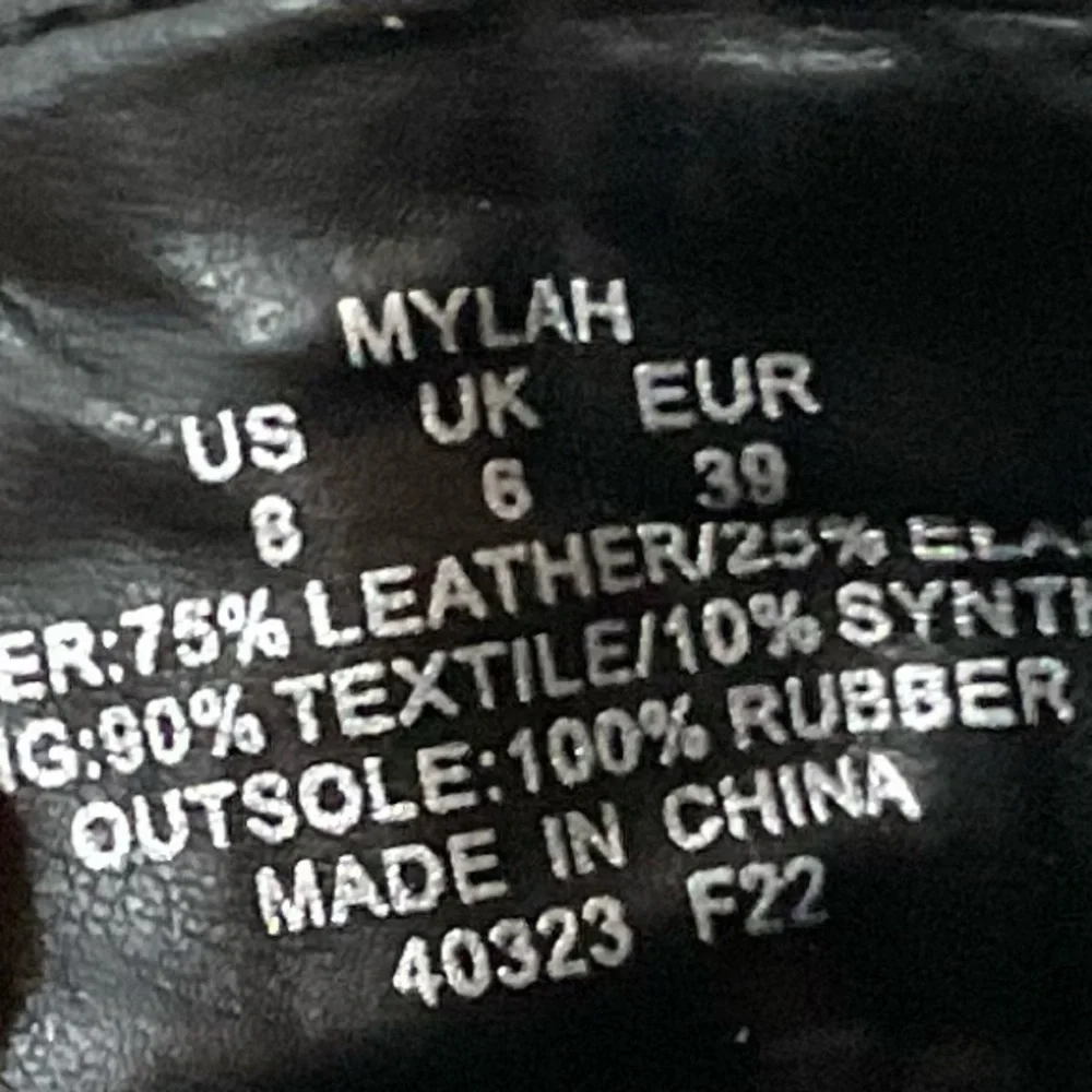 LAUREN Ralph Lauren Women Mylah Bootie Black/Modern Gold Size 8 - Picture 9 of 9